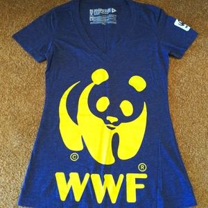 WWF Panada t-shirt, blue, Sm